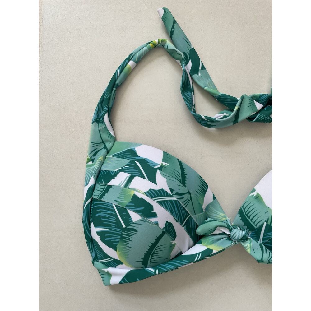 Cocoship Swim Bikini Swimsuit High Waist Floral Swimwear Beach Pool - Picture 3 of 10